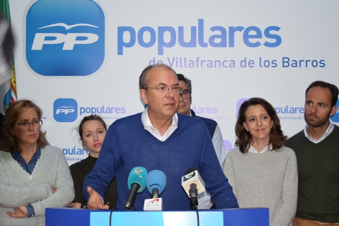 Monago espera que las explicaciones sobre los másteres de miembros del PP sean «satisfactorias para todas las partes»