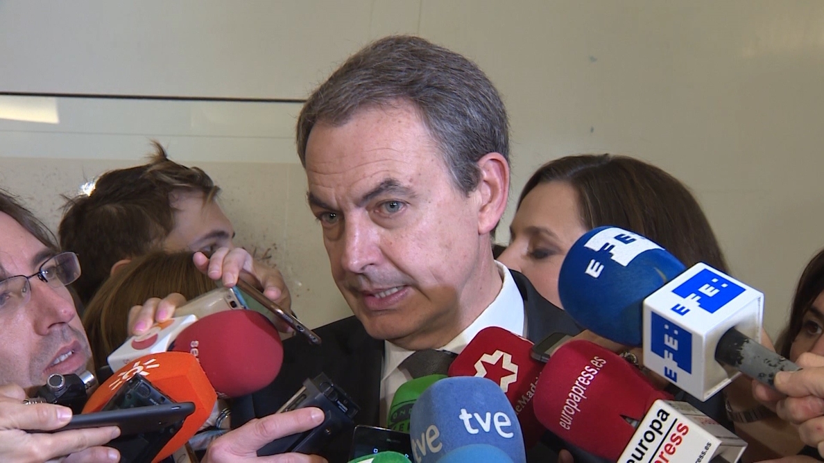Zapatero vaticina que Ángel Gabilondo será presidente de Madrid y que le vendrá «muy bien» a la democracia española