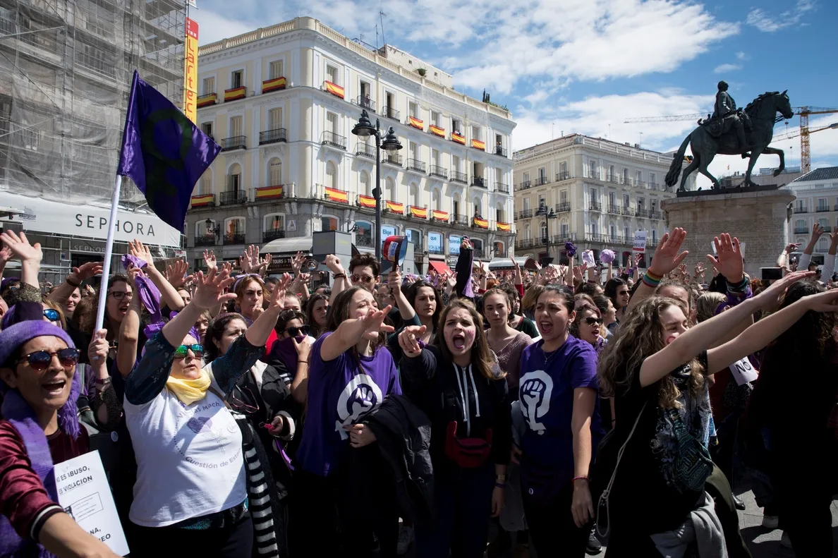 Protestas por la sentencia de la Manada llegan al Dos de Mayo y la Eurocámara
