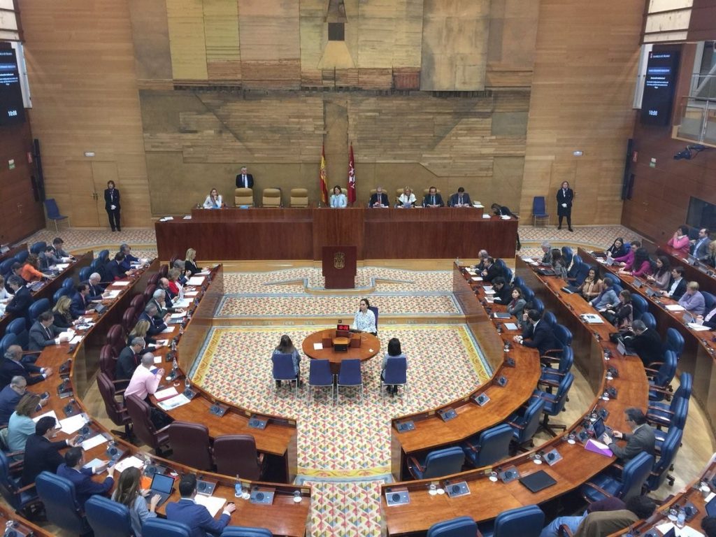 El primer Pleno de la Asamblea de Madrid tras la dimisión de Cifuentes se celebrará sin control al Gobierno regional