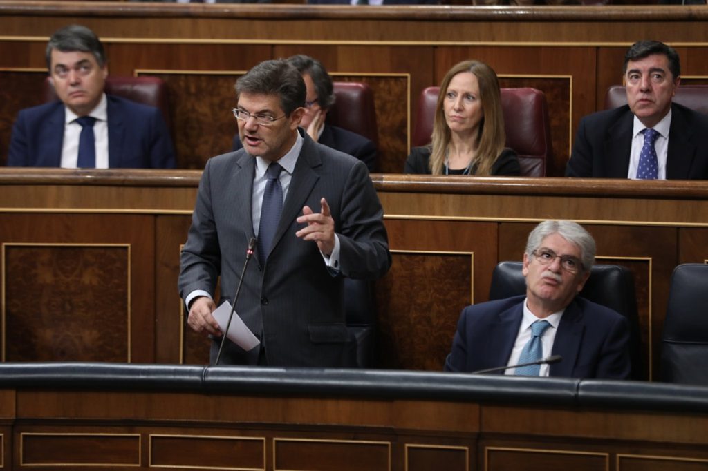 ERC examina el miércoles a Catalá en el Congreso por sus críticas al juez del voto particular en el caso de La Manada