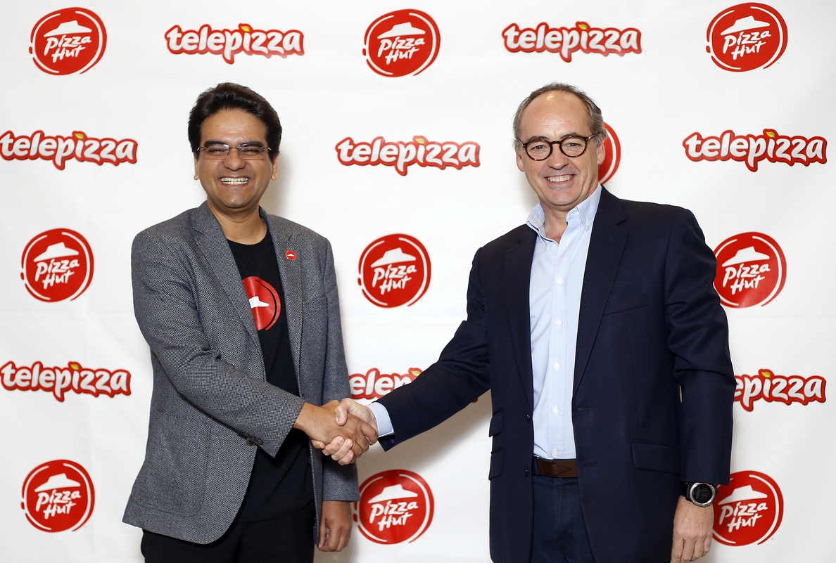 Economía.(AMP 2) Telepizza duplicará sus establecimientos hasta más de 2.500 tras su alianza internacional con Pizza Hut