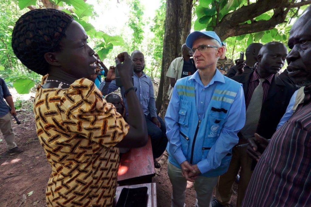 El jefe humanitario de la ONU pide «paz» para Sudán del Sur, donde la situación «está empeorando»