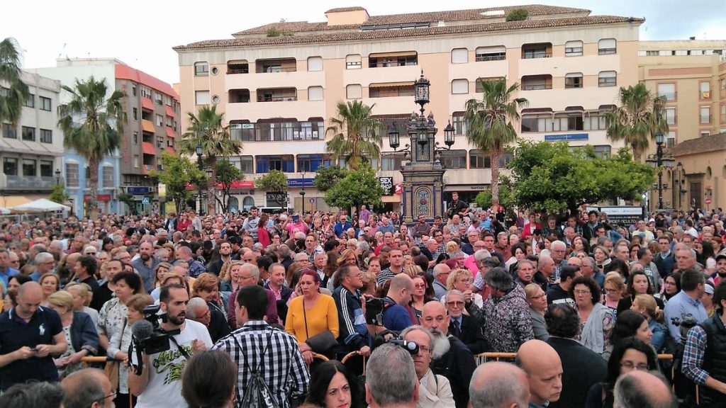 Miles de personas se concentran en Algeciras (Cádiz) pidiendo más compromiso en la lucha contra el narcotráfico