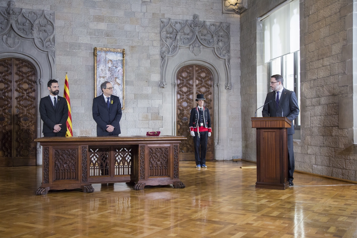 El Dogc publica la toma de posesión de Torra como presidente de la Generalitat