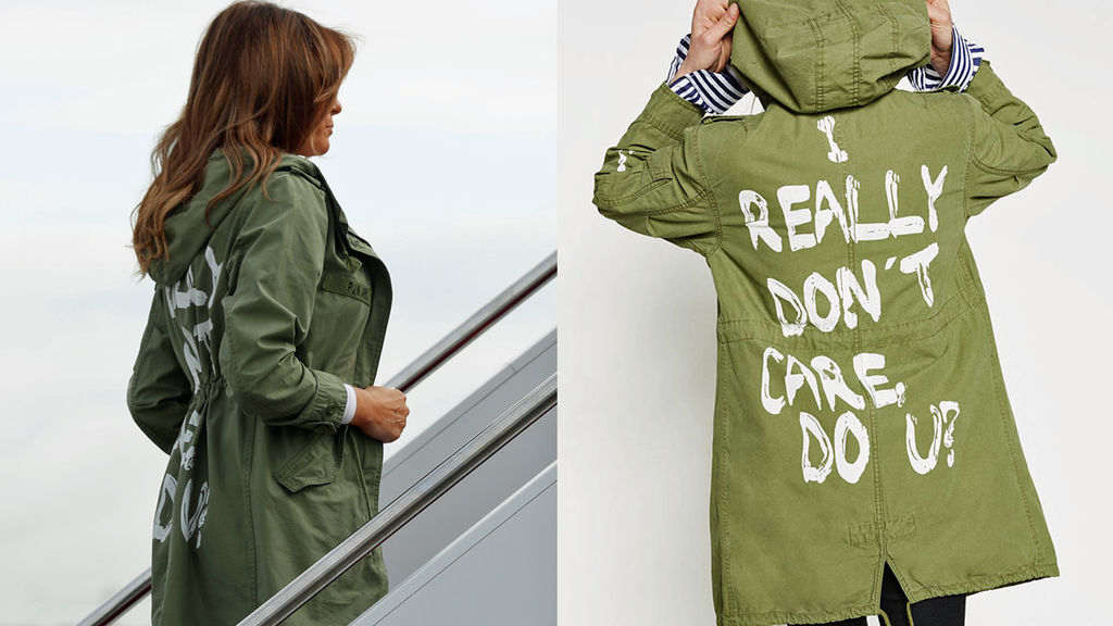 Melania Trump desata la polémica por la chaqueta usada en su visita a un centro de detención de niños migrantes