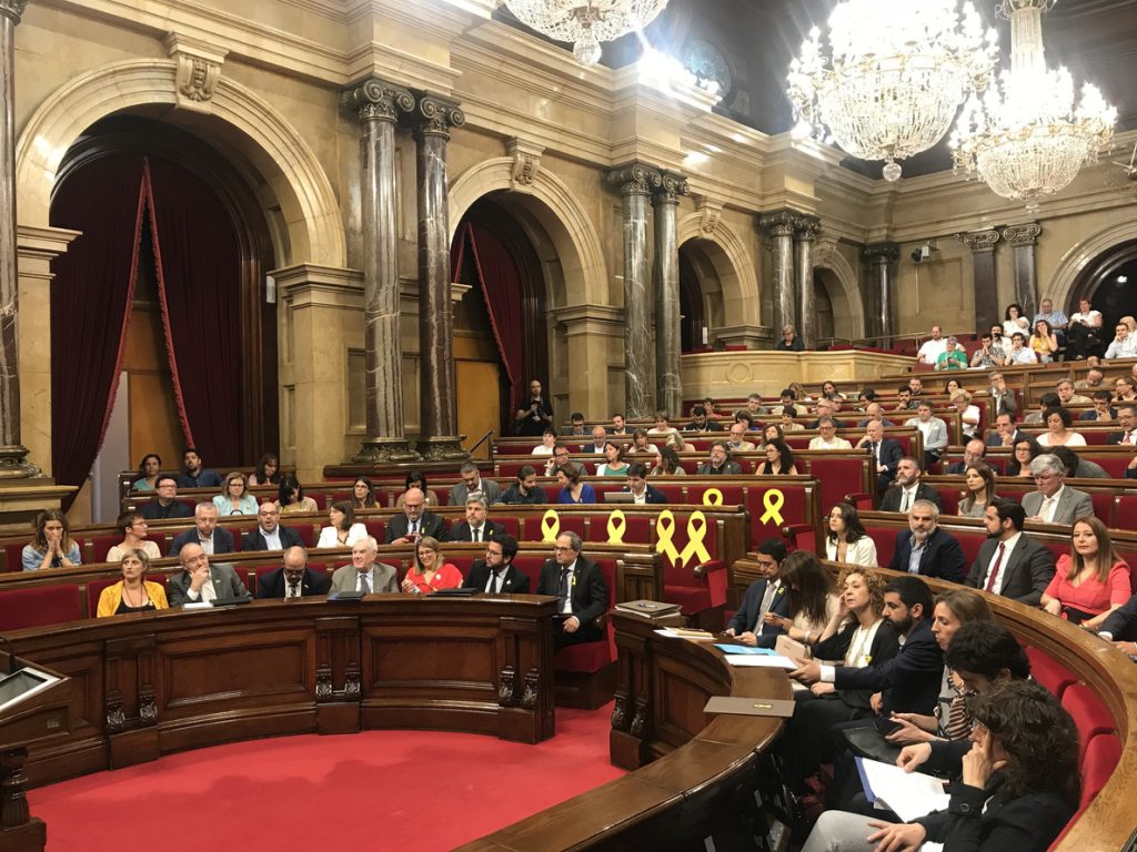 La CUP busca que el Parlamento catalán se ratifique en la resolución independentista del 9N de 2015