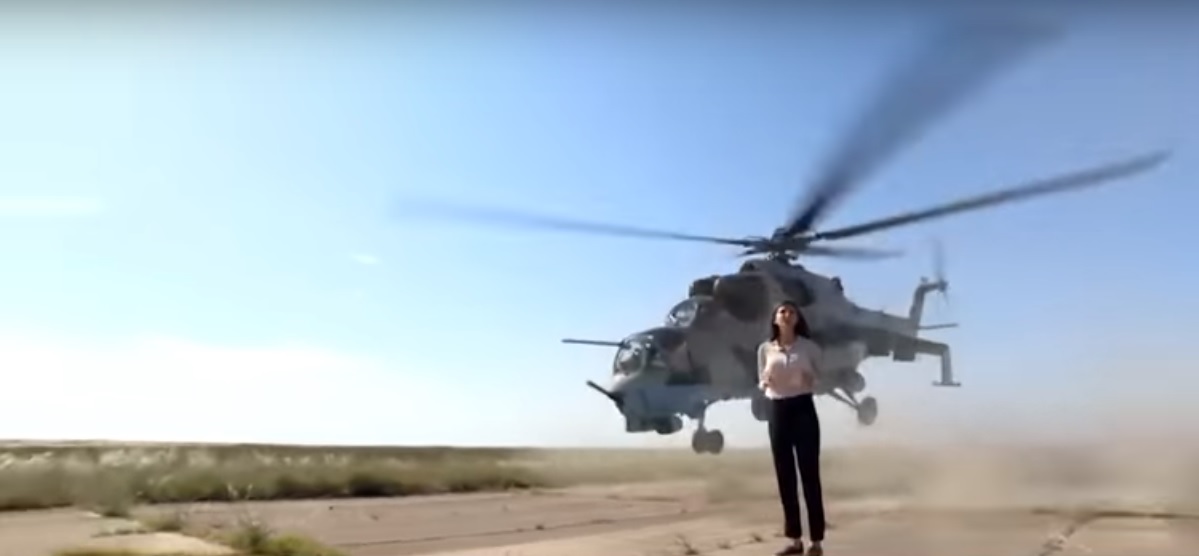 Una reportera a punto de ser decapitada por informar desde un helipuerto