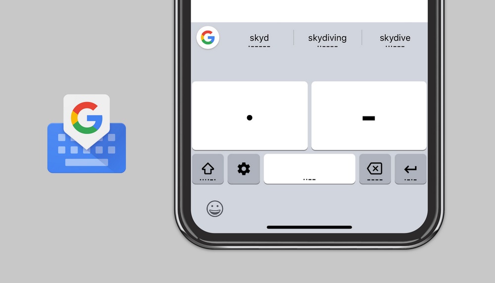 Google hace más accesible la comunicación en su app Gboard para iOS con la introducción del código Morse