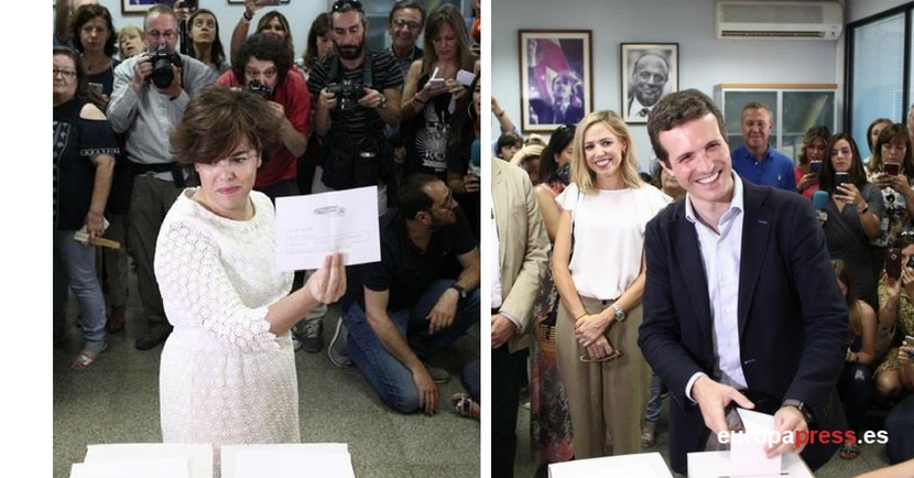 La cuñada de Rajoy pide el voto para Casado y carga contra Santamaría y sus «tácticas totalitarias»