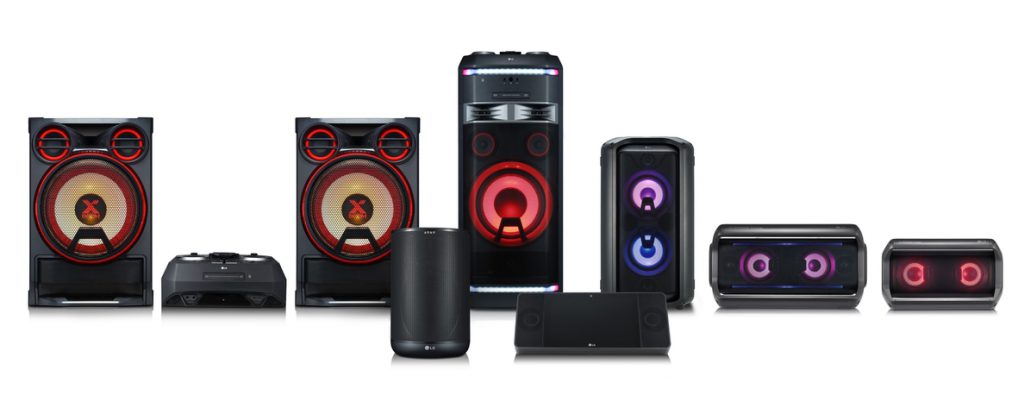 LG amplía su gama de audio con Las Bestias, altavoces portátiles Bluetooth y equipos con inteligencia artificial