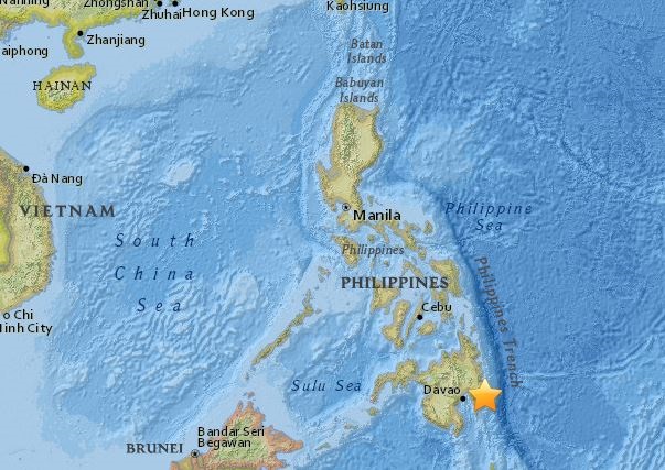 Registrado un terremoto de magnitud 6,1 en el sur de Filipinas