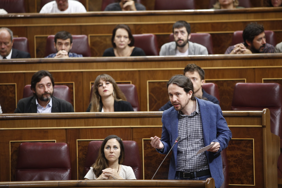Pablo Iglesias ve «legítimo» que el PSOE use una ley de violencia machista para evitar el veto del PP al techo de gasto