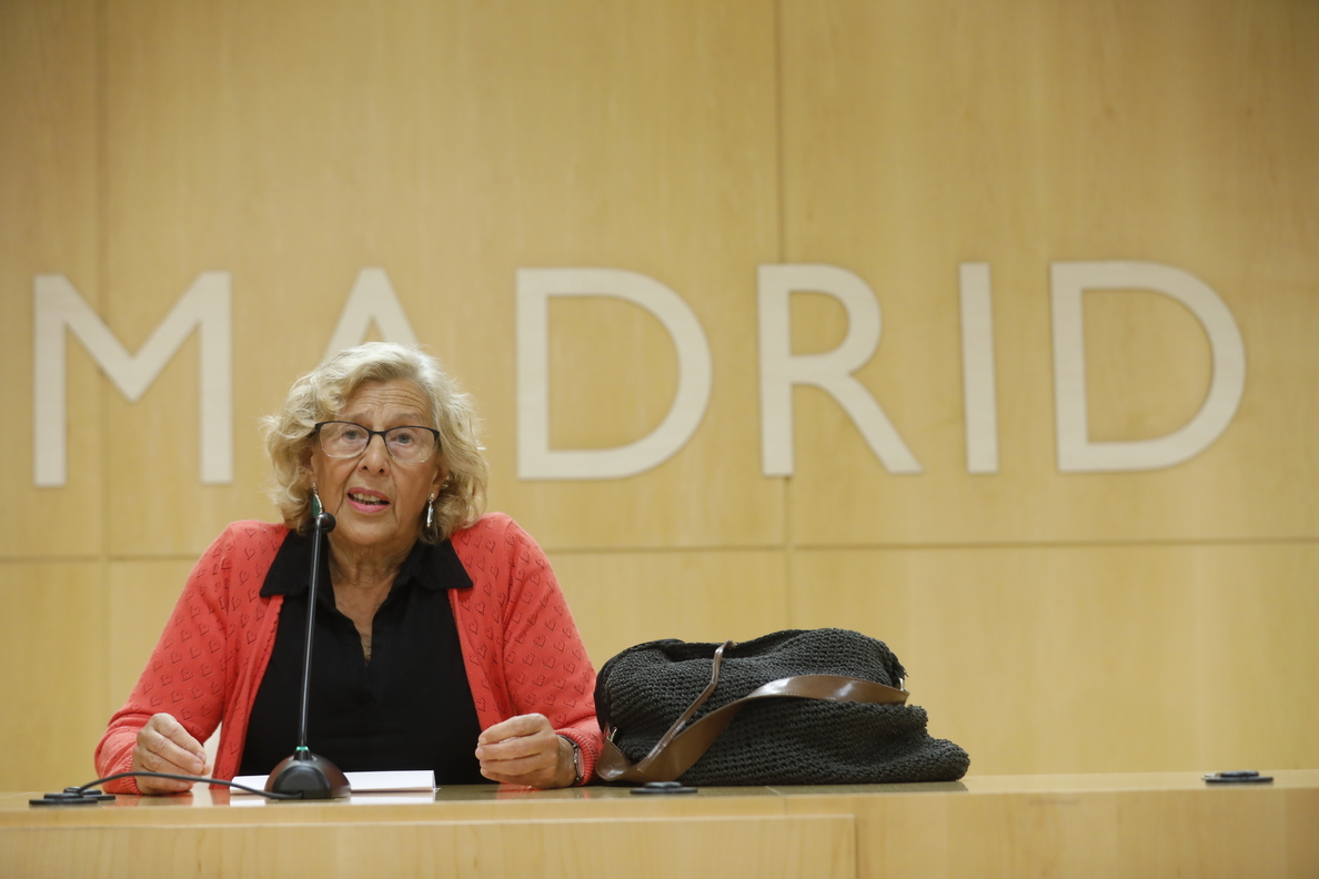 Carmena ha presidido la Junta de Gobierno de Madrid y la portavoz municipal dice que su estado de salud «es muy bueno»