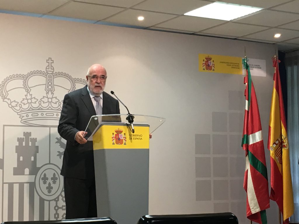 Delegado Gobierno Euskadi destaca la «comprensión» de las víctimas ante los acercamientos de presos de ETA