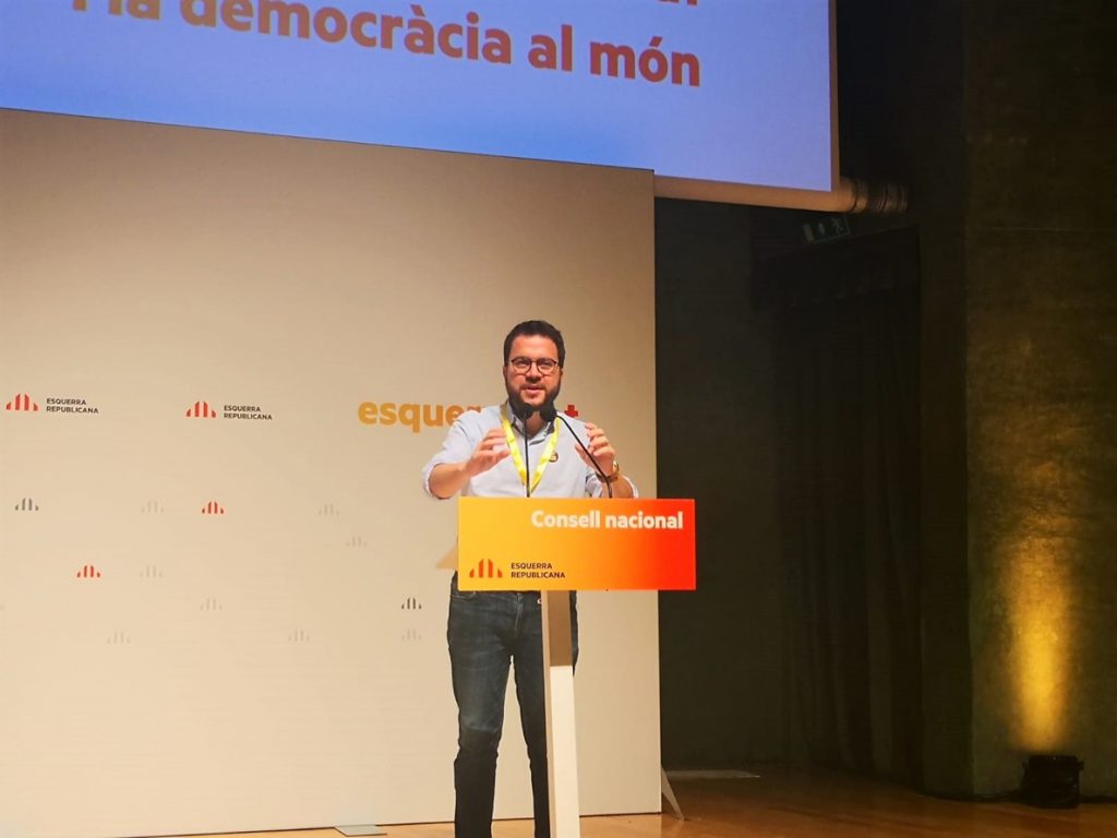 Aragonès (ERC) pide una «mayoría inapelable» para debatir con el Gobierno