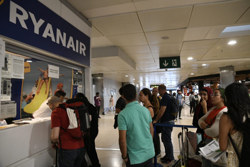 Ryanair cancela 190 vuelos este viernes por la huelga europea de TCP, con 30.000 pasajeros afectados