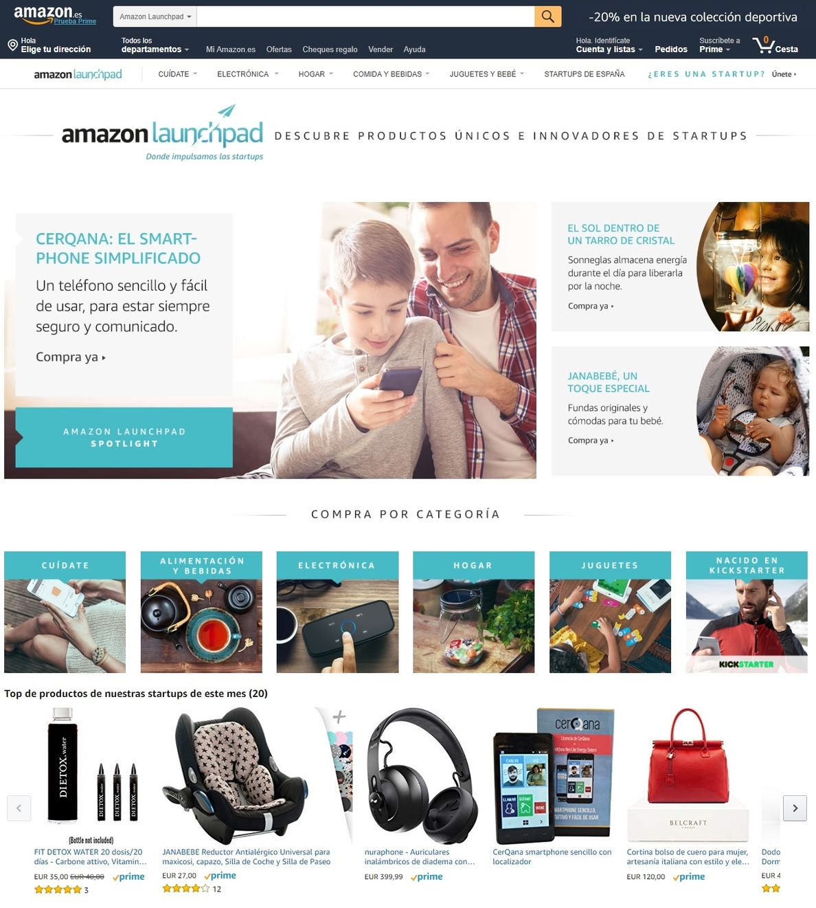 Amazon crea Amazon Launchpad, una plataforma que ayuda a las »startups» a lanzar nuevas ideas de producto