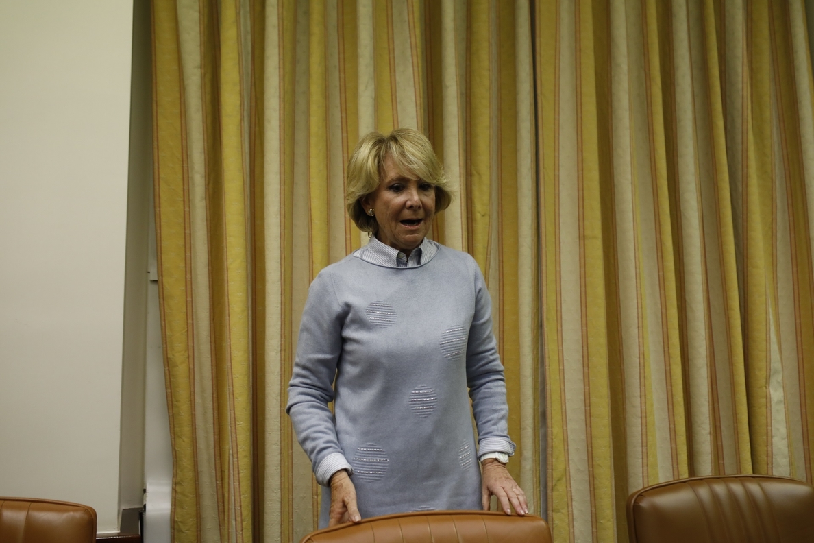 Esperanza Aguirre acusa a Telemadrid de ser “anti PP”