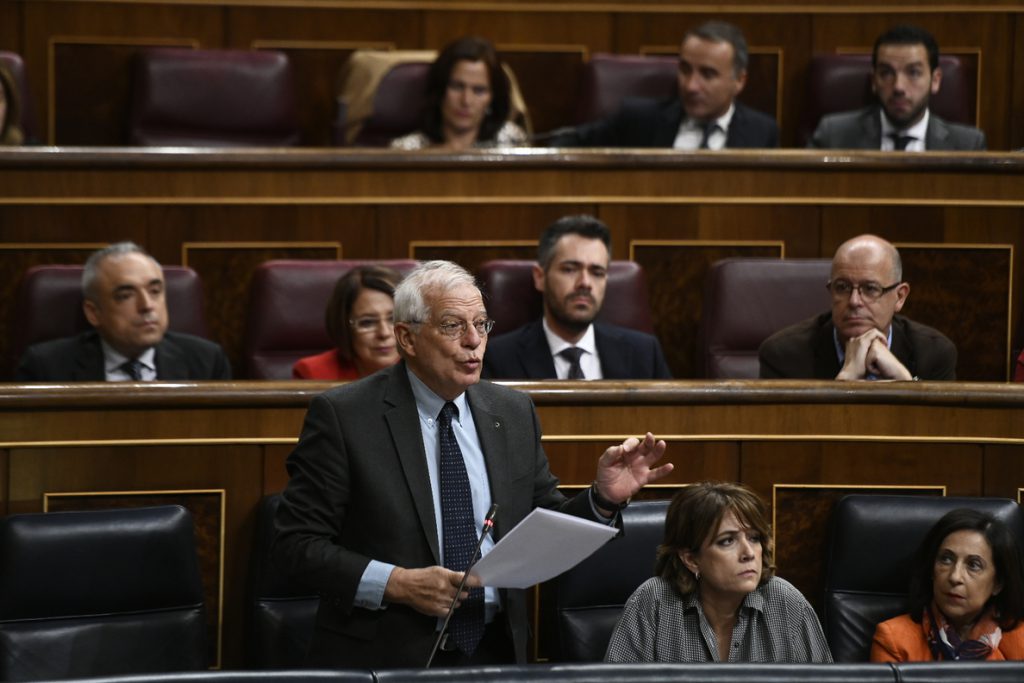 Borrell recalca que Iglesias no va a hablar sobre los Presupuestos con Junqueras «en nombre del Gobierno»