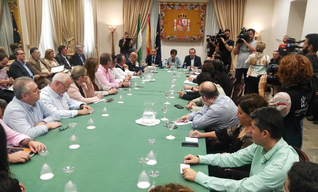 Administraciones cuantifican con alcaldes los daños del temporal en Málaga para posible declaración de zona catastrófica