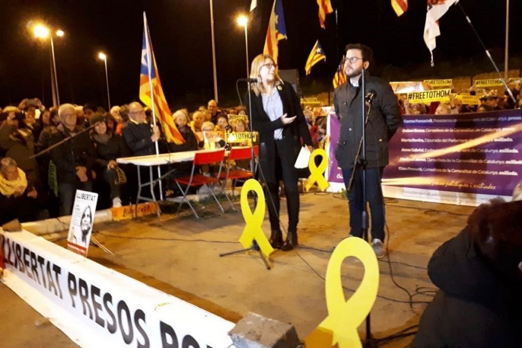 Pere Aragonès: «El Estado español es una vergüenza y el poder judicial está comprado»