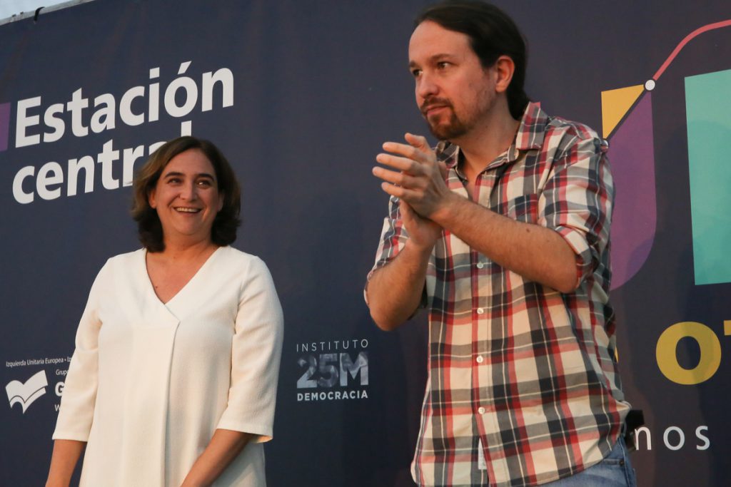Iglesias y Colau defenderán este domingo en Barcelona la importancia de aprobar los PGE