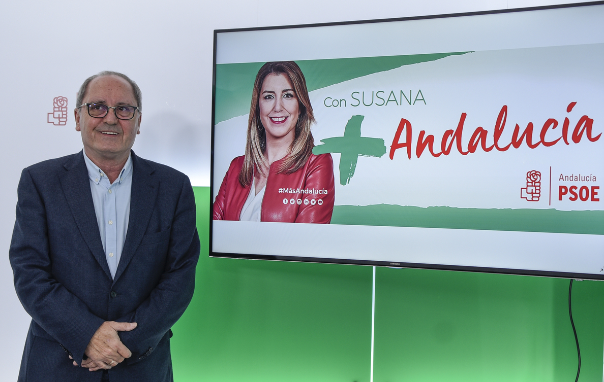 »+ Andalucía», lema de la campaña del PSOE-A, que Susana Díaz arrancará en Granada y cerrará en Sevilla