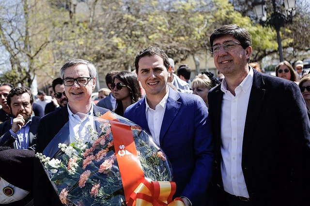 Rivera se volcará en la campaña para las elecciones andaluzas apoyando a Marín en más de una docena de actos