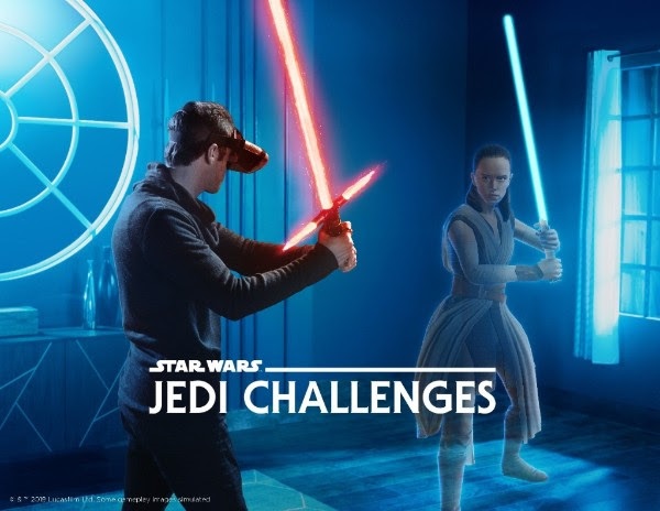 La expansión Dark Side de Star Wars: Desafíos Jedi de Lenovo, disponible junto con la espada láser de Kylo Ren