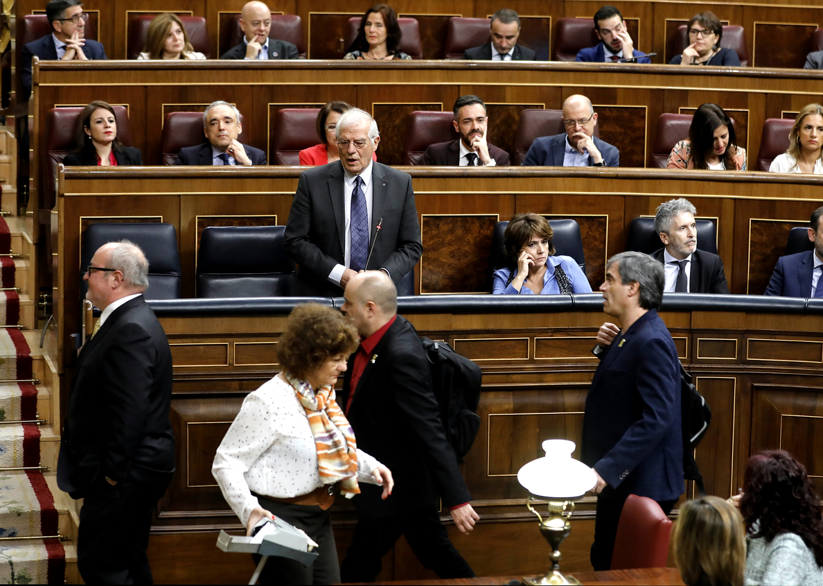 La Mesa del Congreso analizará en su próxima reunión la polémica del escupitajo de ERC a Borrell
