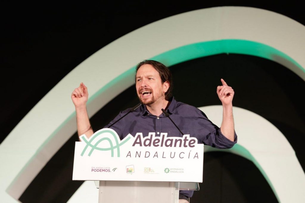 Pablo Iglesias avisa de que «no se puede construir España sin Andalucía» y que será «llave» para sacar los PGE