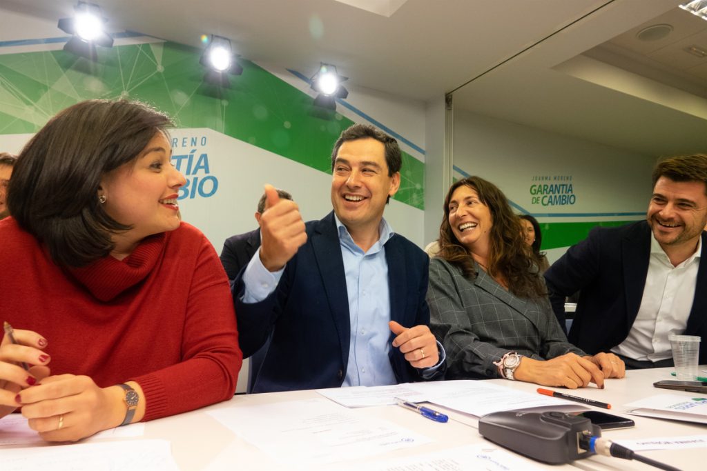 Moreno pide a Susana Díaz que «cierre con dignidad la etapa del socialismo en Andalucía»