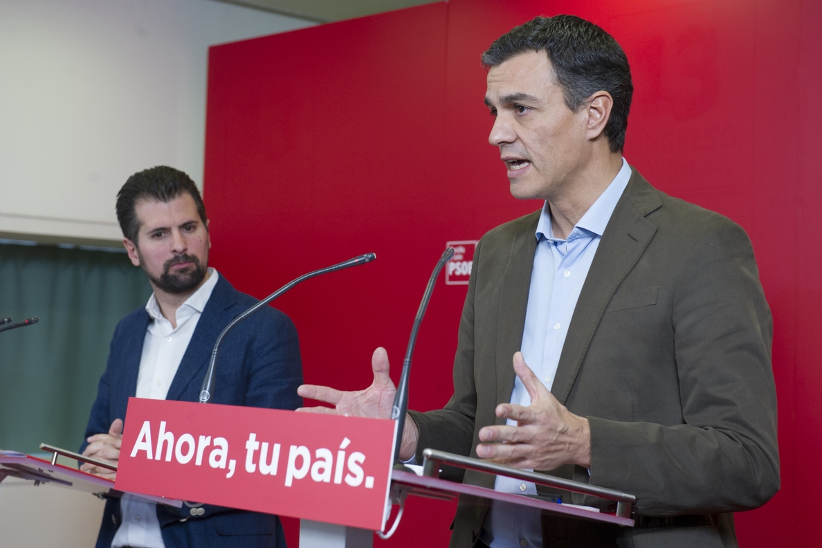 Pedro Sánchez presentará de forma oficial a Tudanca como candidato a la Presidencia de la Junta de CyL este domingo