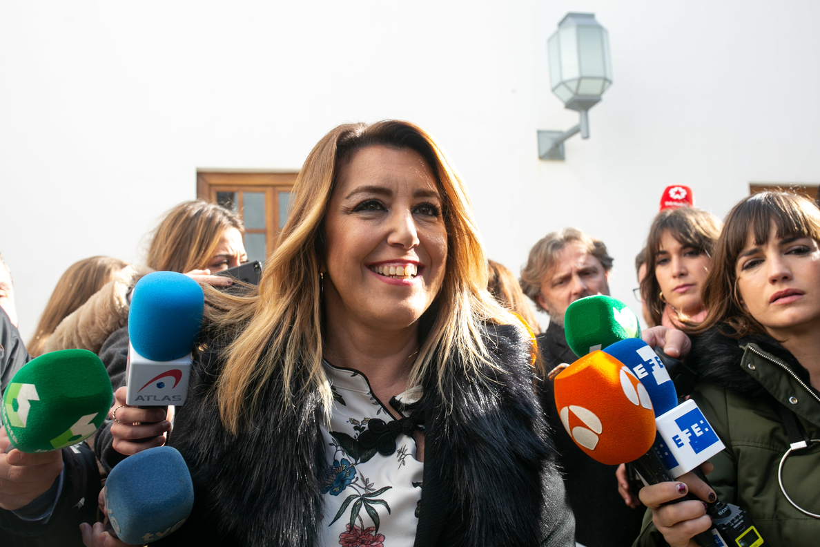 Susana Díaz defiende movilizaciones feministas y afirma que ella sufrió «escraches» de Vox y cargos de PP
