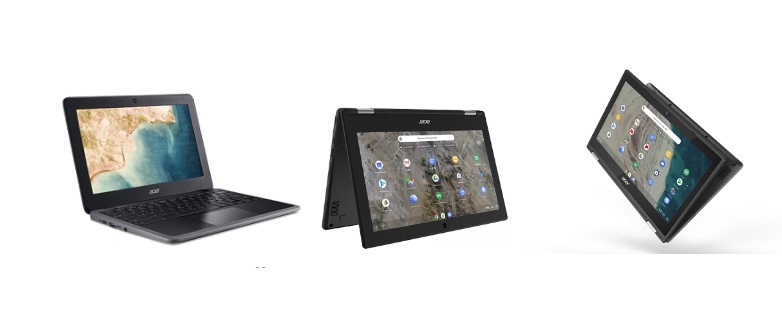 Acer presenta sus nuevos portátiles Chromebook de 11,6 pulgadas con resistencia militar