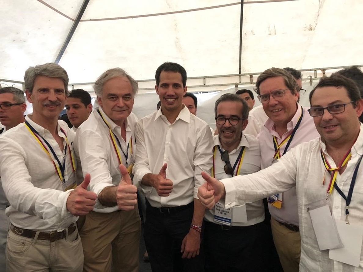Un delegación del PP se reúne con Guaidó en la frontera entre Colombia y Venezuela