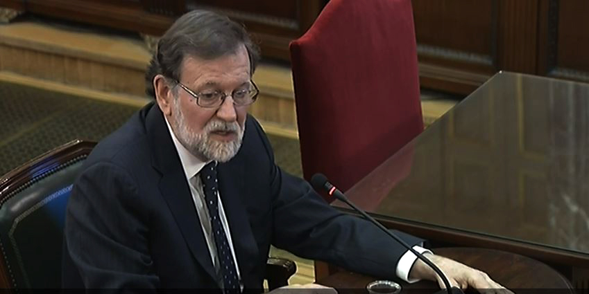Rajoy dice que siempre dejó claro a la Generalitat que «en ningún caso» negociaría un referéndum