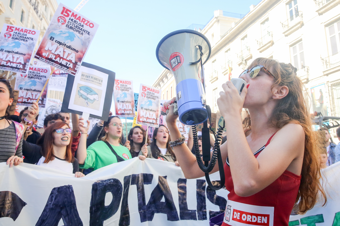 El movimiento »Fridays for future» seguirá convocando protestas todos los viernes en España contra el cambio climático