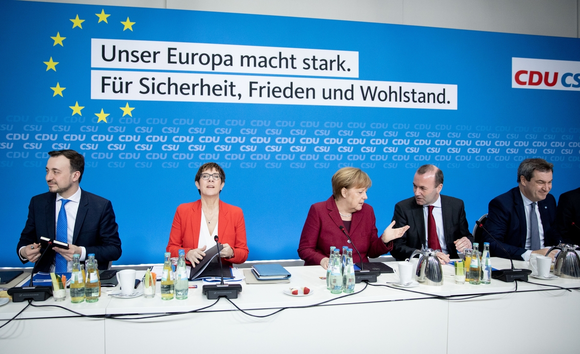 Los conservadores alemanes renuevan su alianza para las elecciones europeas
