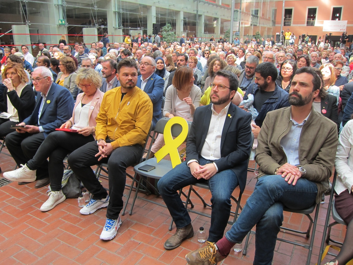 ERC apela al descontento con el PSOE, «muleta del fascismo y del 155»