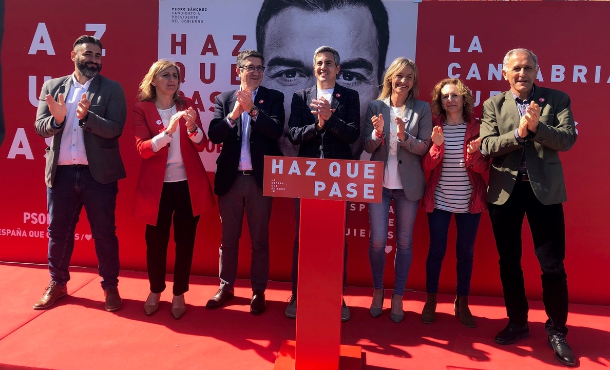 Patxi López pide el voto directo al PSOE y no a «intermediarios» para lograr «un país decente y un futuro digno»