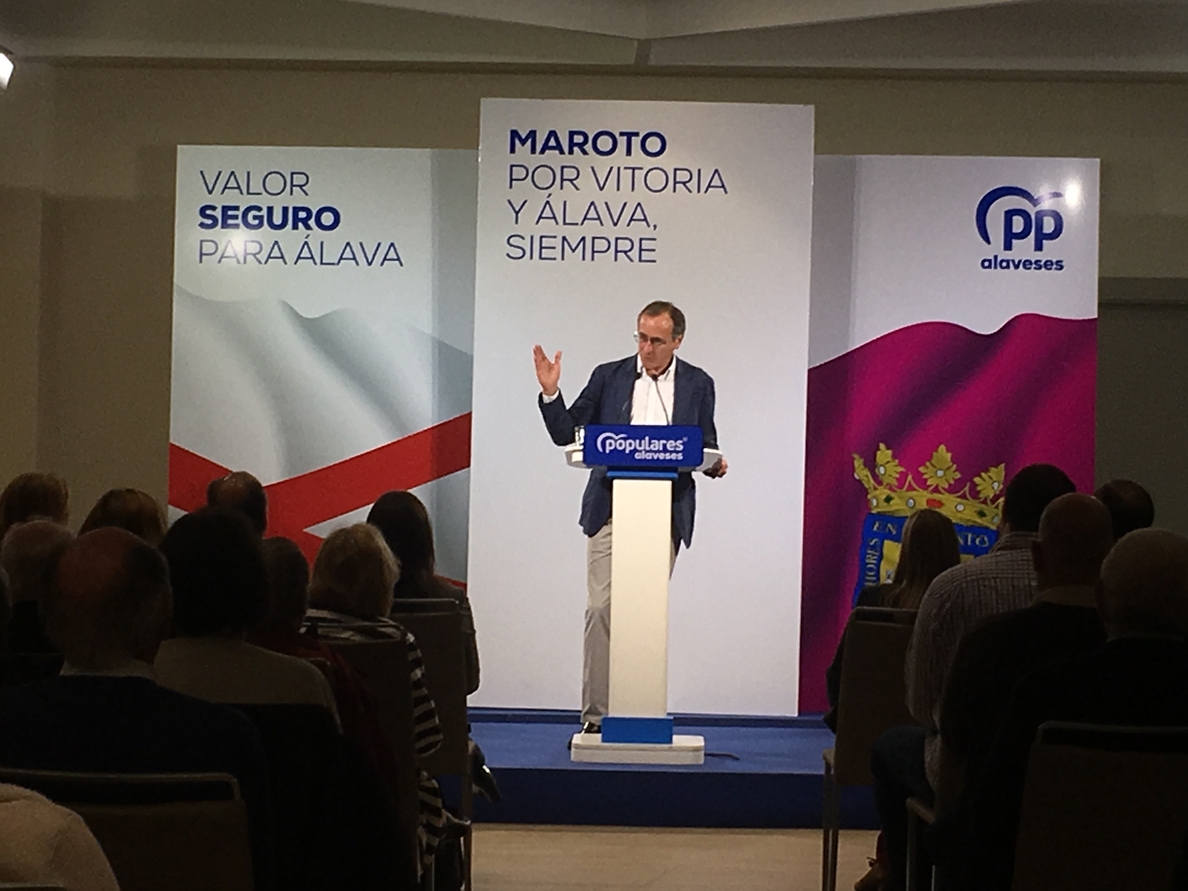 Alonso (PP) dice que «el PNV ve una oportunidad en Sánchez para volver a los tiempos del Plan Ibarretxe»