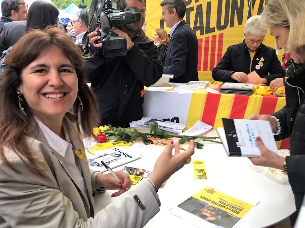 Borràs (JxCat) critica «insultos» a Cataluña en el debate y que les excluyeron
