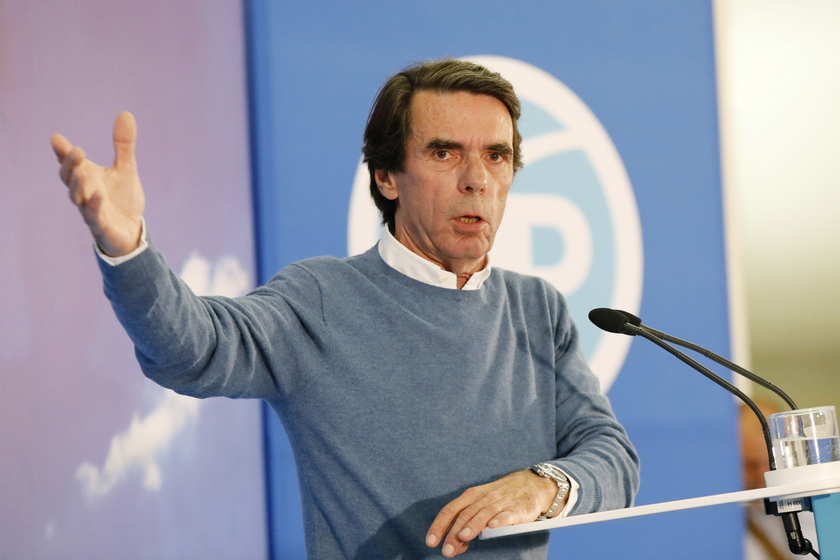Aznar: «Si gana la izquierda habrá indultos para los golpistas y esto es una certeza»