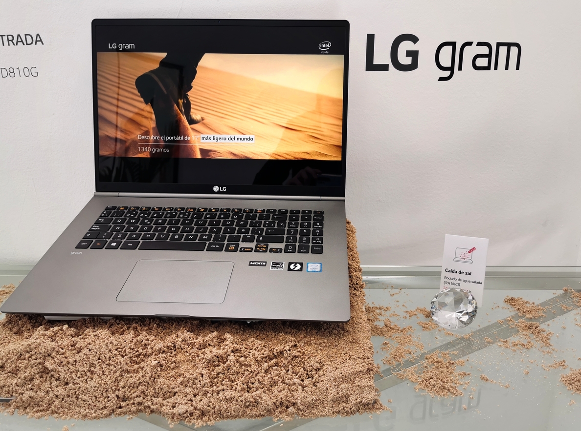 LG presenta el portátil de 17 pulgadas más ligero del mundo