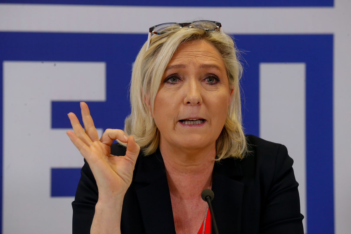 La ultraderechista Unión Nacional, primera opción de los franceses para las europeas, según una encuesta
