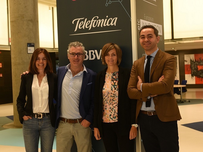 BBVA y Telefónica exploran oportunidades de negocio con »startups» con el apoyo de la CE