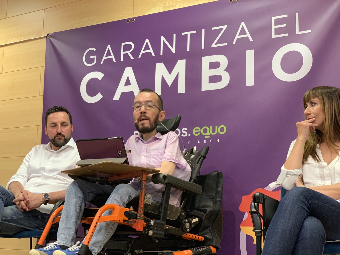 Echenique: «Hay una manera muy efectiva de decirle a Sánchez con »Rivera no» y es votar masivamente a Podemos»