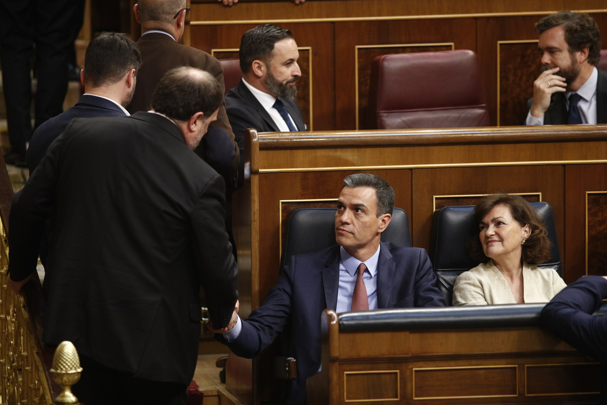 Junqueras a Pedro Sánchez en el Congreso: «Tenemos que hablar»